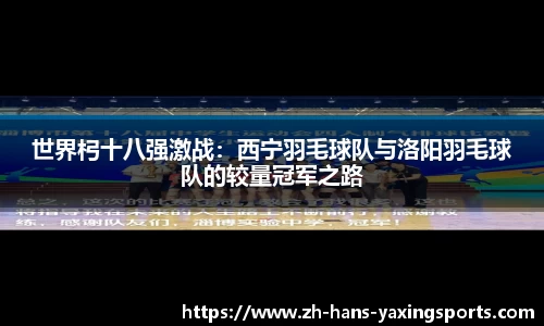 世界杛十八强激战:西宁羽毛球队与洛阳羽毛球队的较量冠军之路